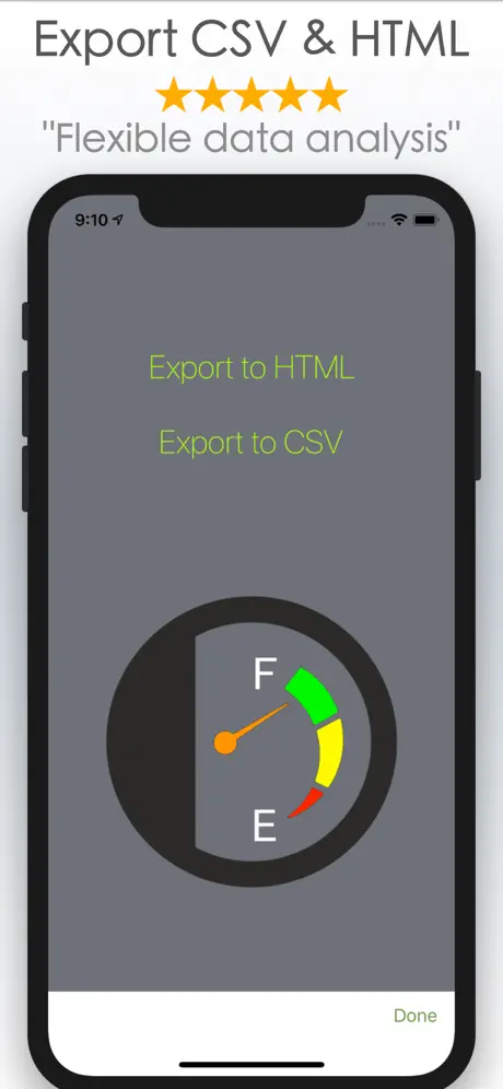 Gas Mileage Calculator and Log