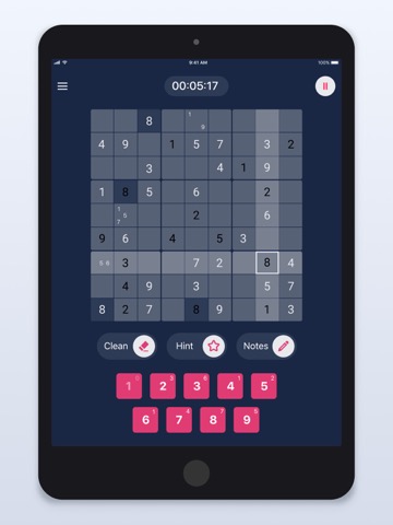 Sudoku Classic Puzzle Gamesのおすすめ画像2