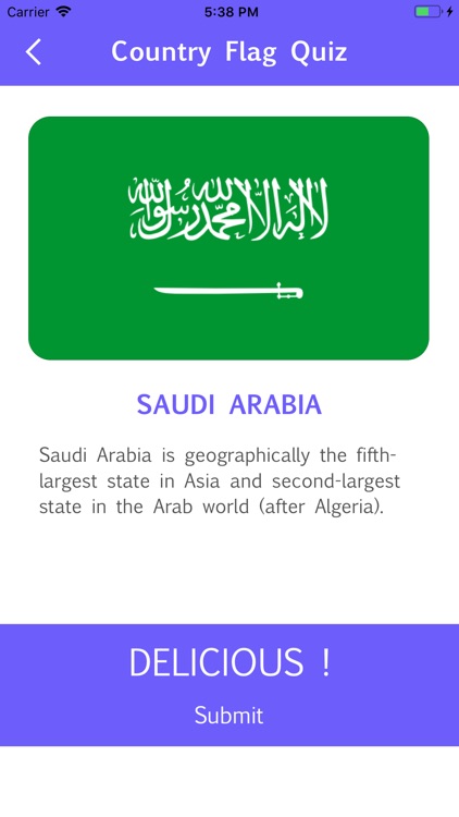 National Country Flag Quiz