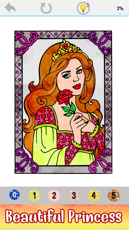 Adult Color By Number Art Book