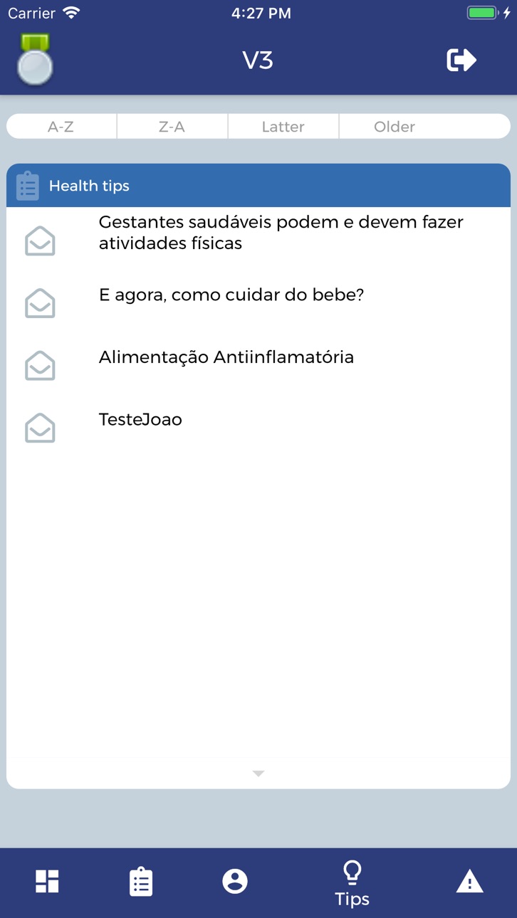 iPhone screenshot
