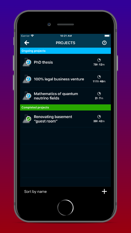 #4. Productivity Challenge Timer (iOS) 由: Vladimir Jovanovic