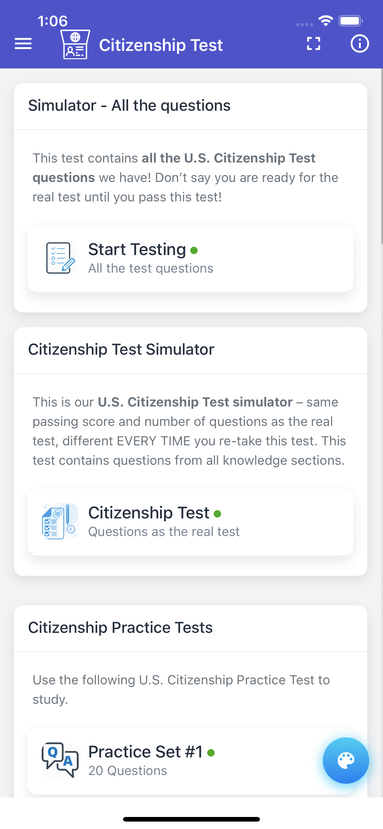 U.S. Citizenship Test Prep screenshot 3