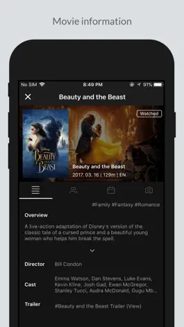Game screenshot Lifelog Movies - Movie Diary apk