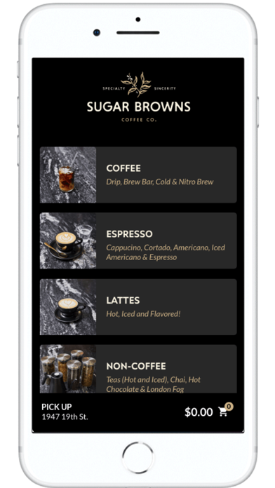 Sugar Browns Coffee Screenshot