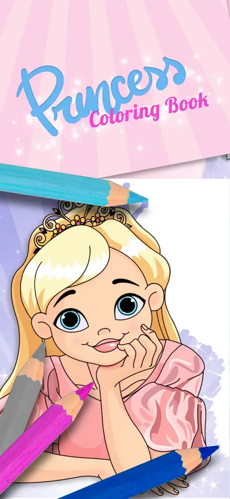 Magic Princess Coloring Books