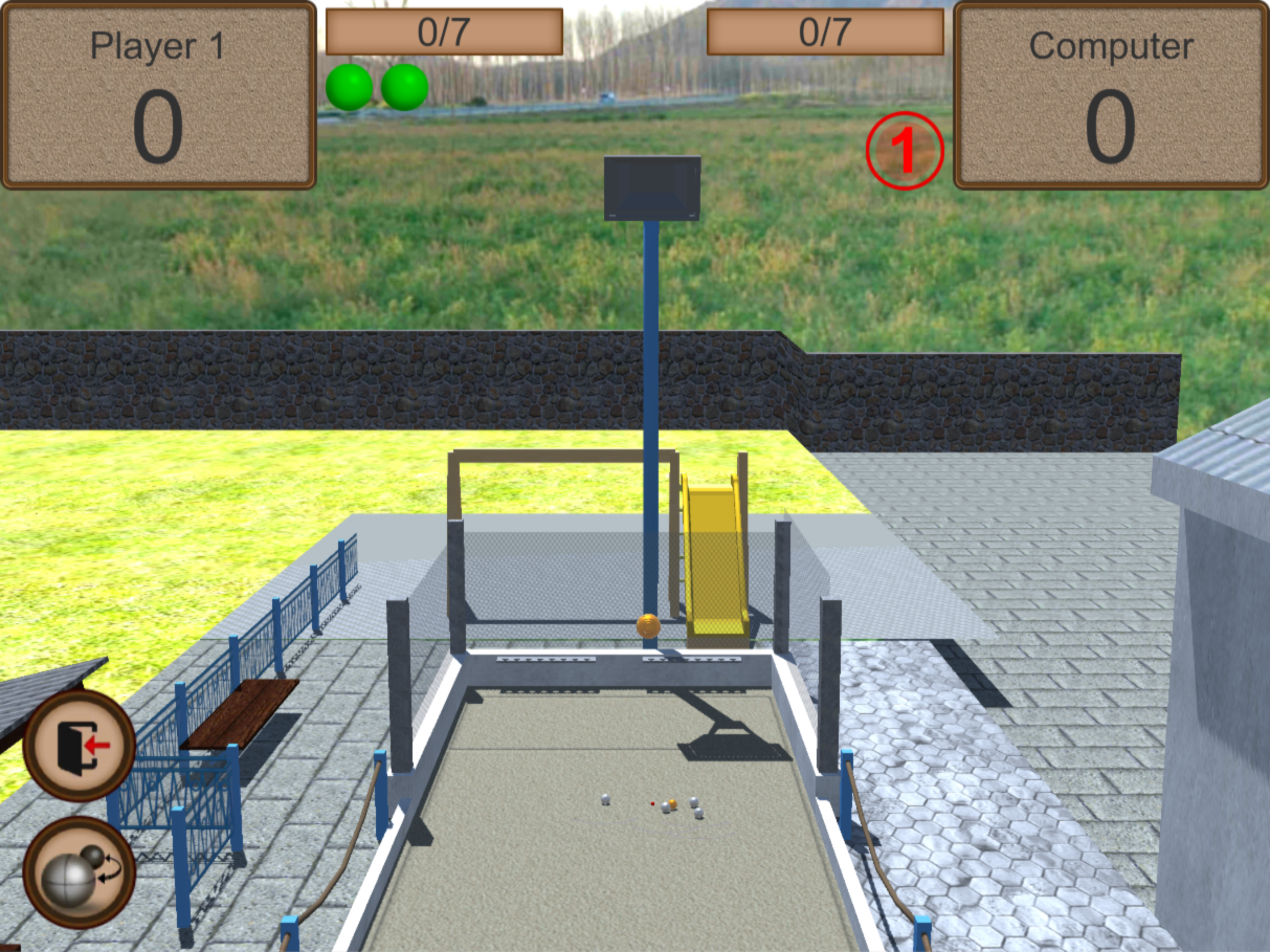 3D Bocce Ball