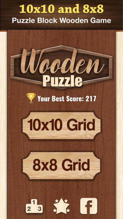 Wooden cubes: Block puzzle