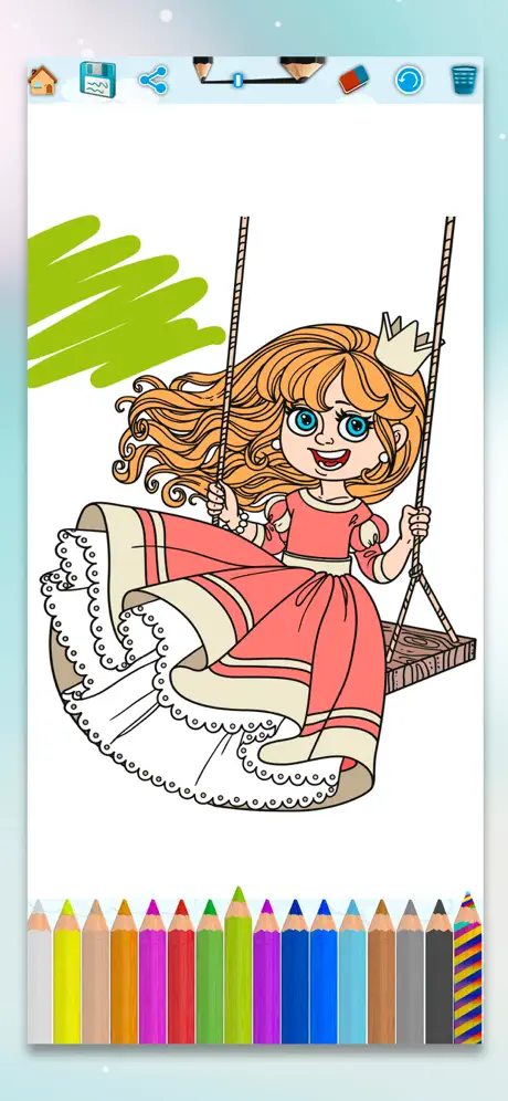 Magic Princess Coloring Books