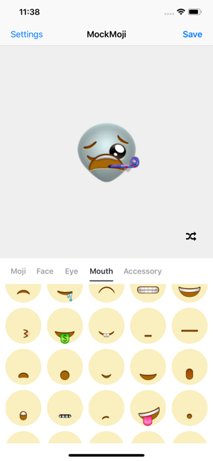 ‎MockMoji:Custom Emoji &Kaomoji Capture d'écran