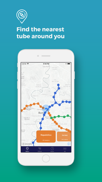 Screenshot #1 pour Metro Rome: timetables & lines