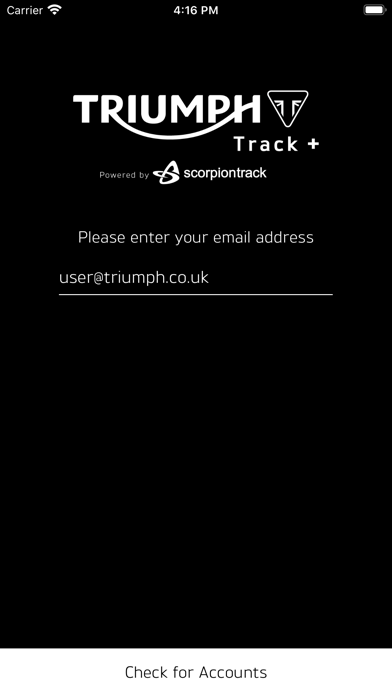 Triumph Track+ Screenshot