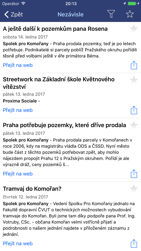 #2. Dvanáctka - Info z Prahy 12 (iOS) 게시자: Jan Adamec