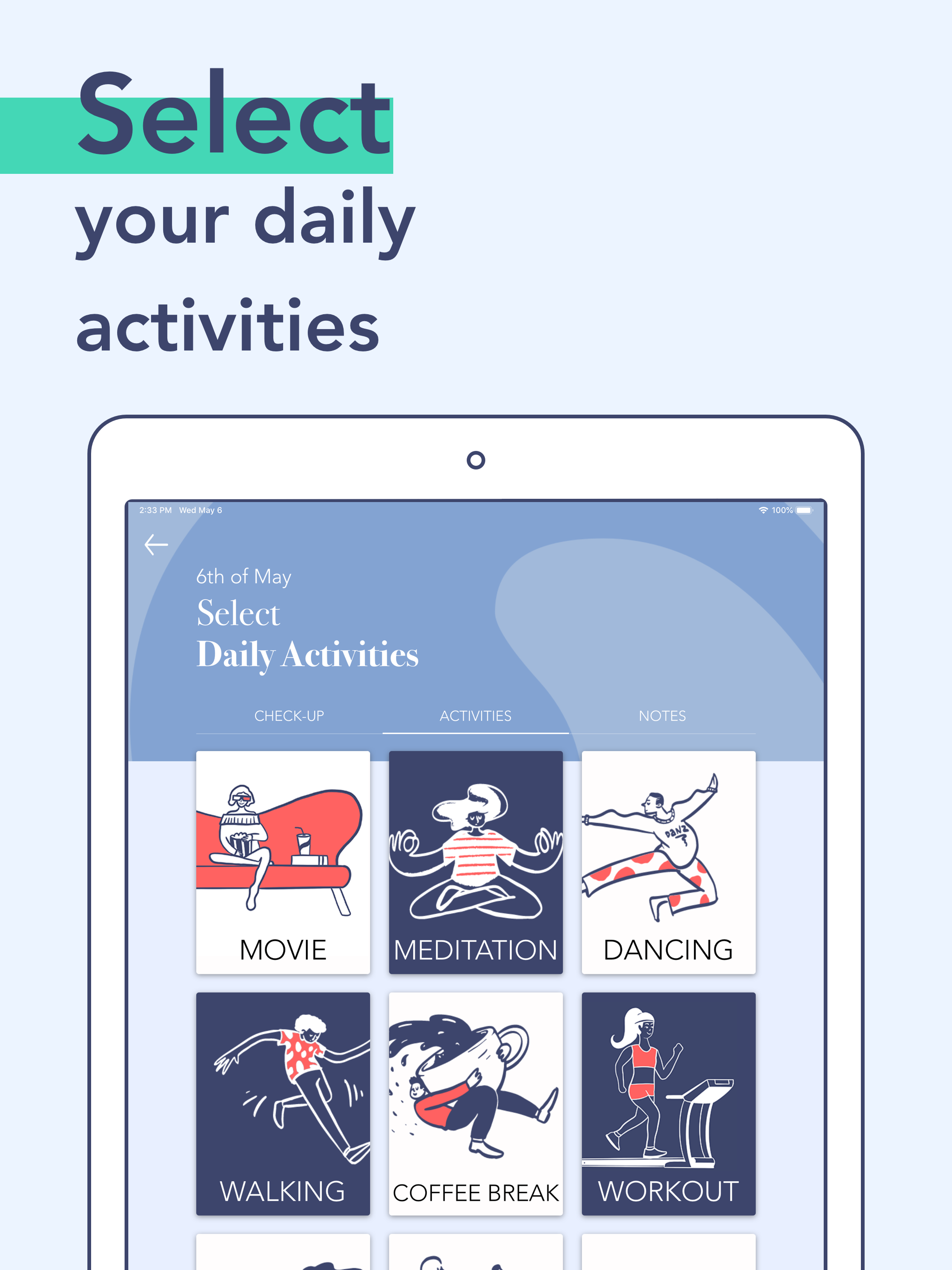 Aurora: self care & mood diary