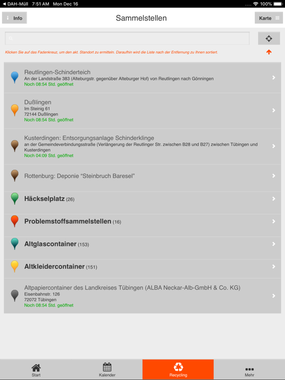 Landkreis Tübingen Abfall-Appのおすすめ画像4