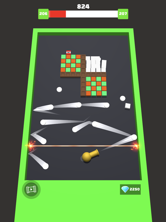 Pixel Breaker 3D: Color Bricks iPad screenshot