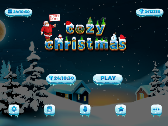Cozy Christmas Hidden Object iPad screenshot