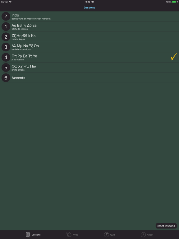 Screenshot #6 pour Learn Greek Alphabet Now
