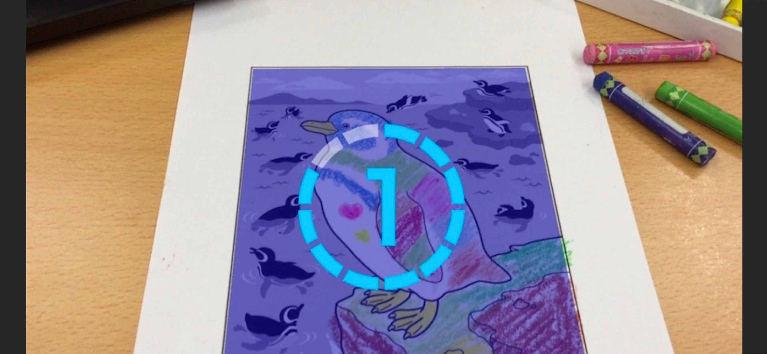 daub 3D coloring AR App