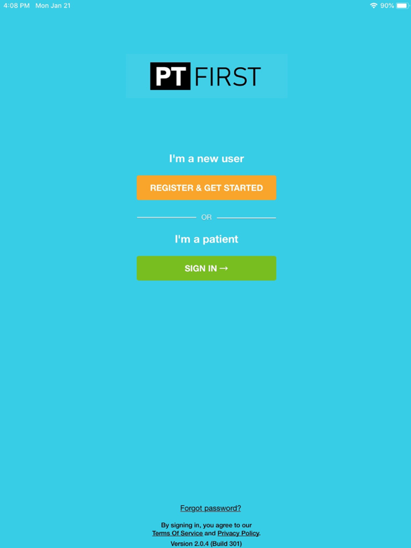 PT First Patient App