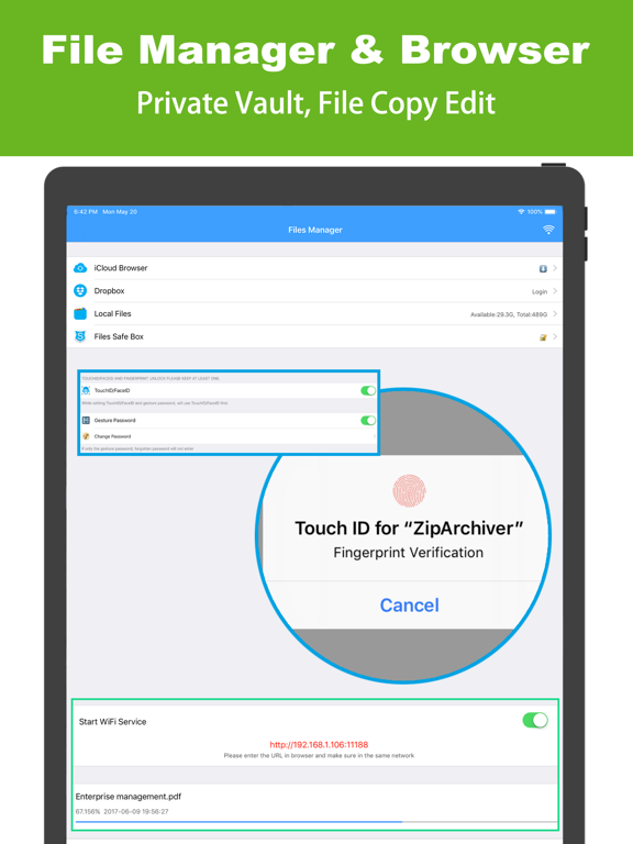 Screenshot #6 pour ZipArchiver- RAR Zip File Tool