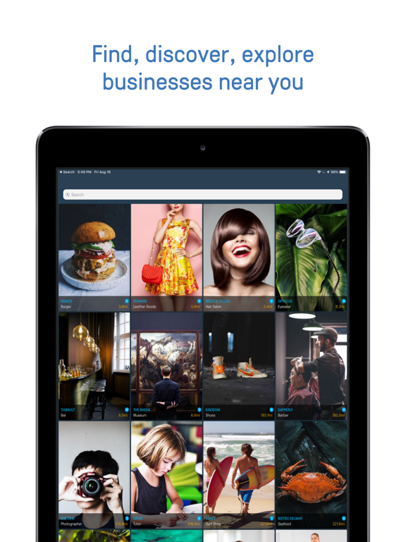 Nirmy — what's near you? iPad screenshot 1 - Lifestyle app