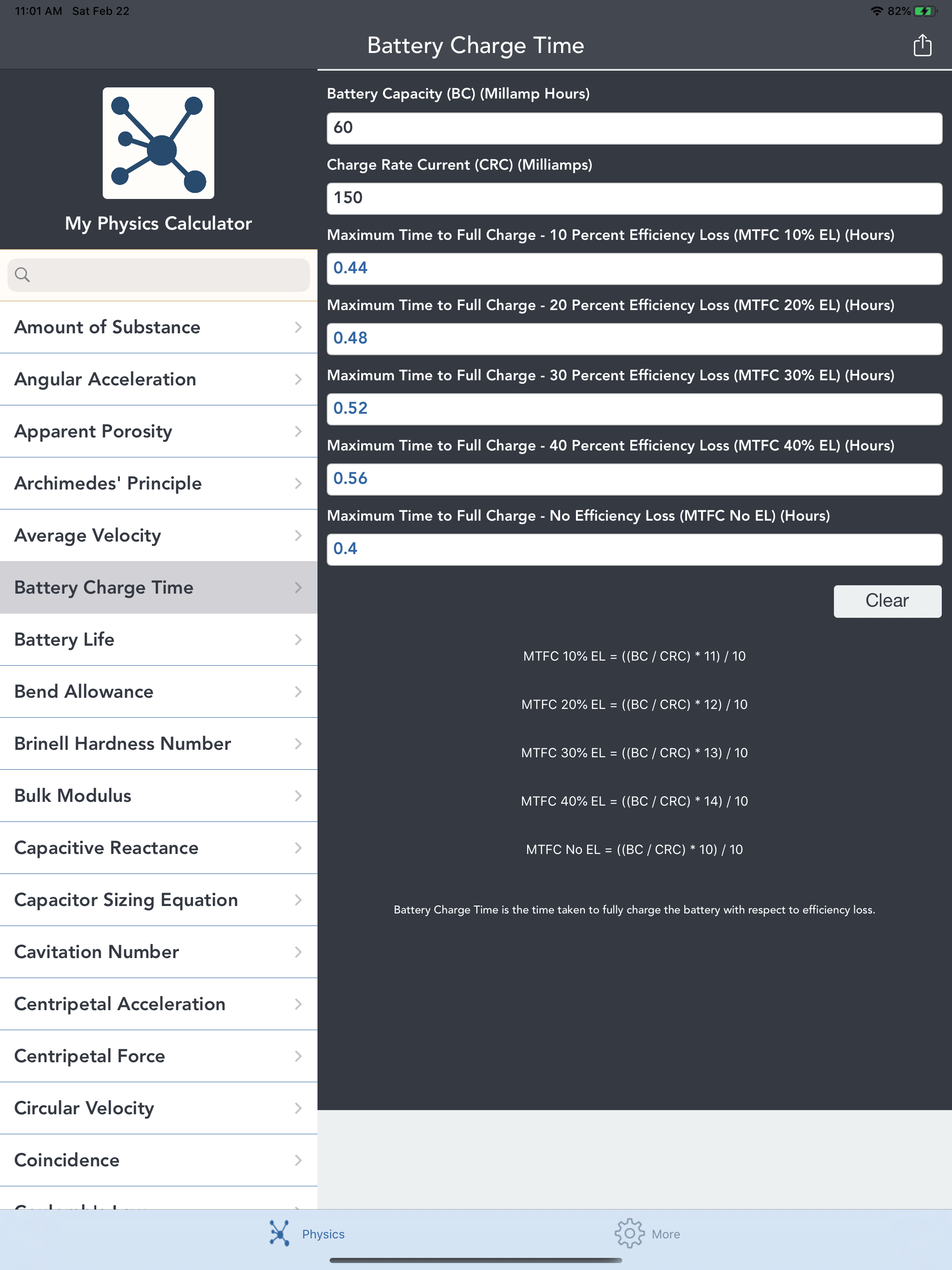 Physics Calculators Converters screenshot 19