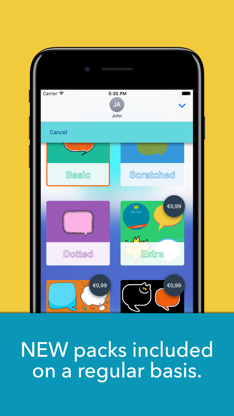 Speech bubbles-Custom stickers screenshot 5