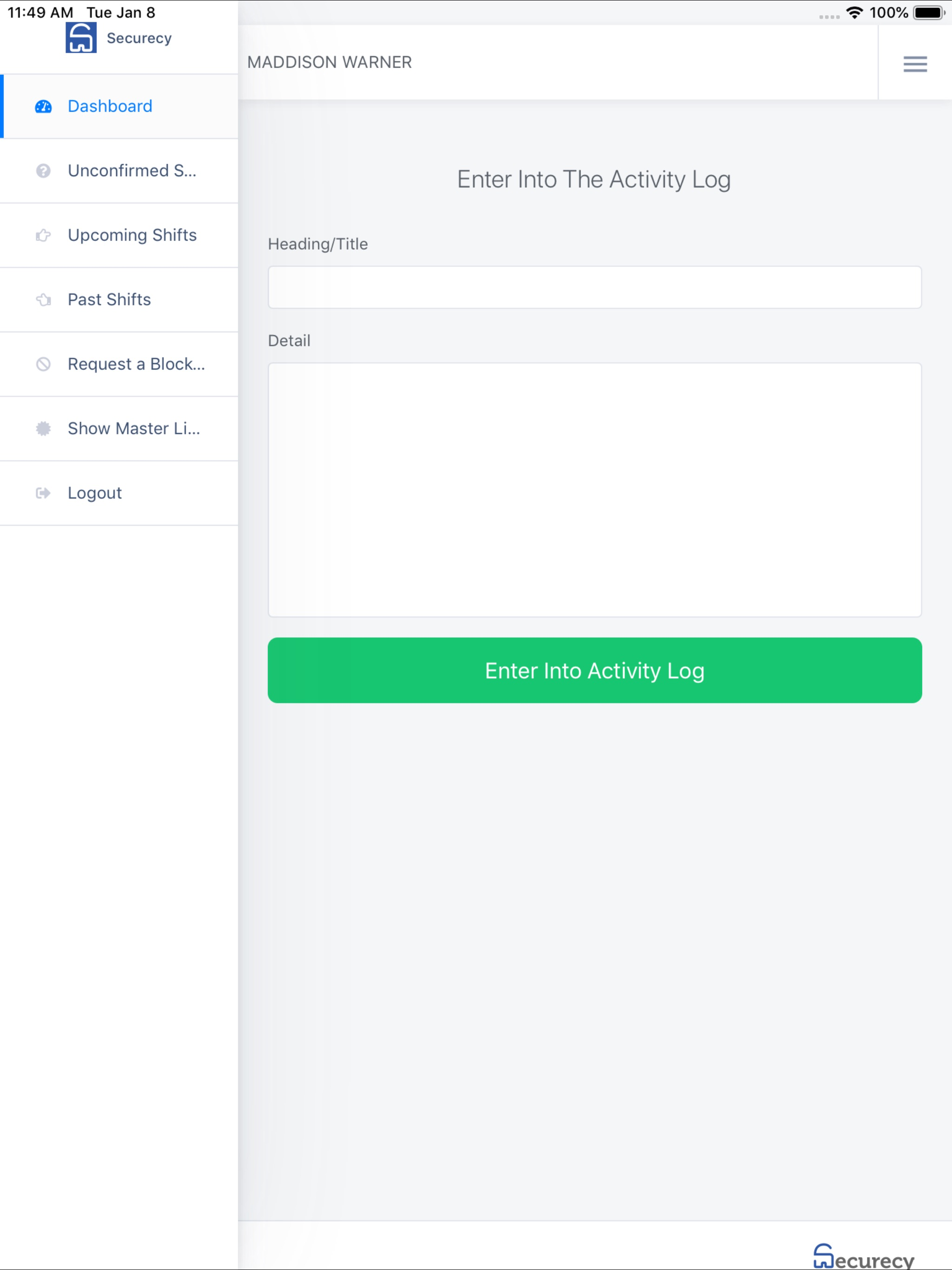 Securecy Personnel screenshot 6