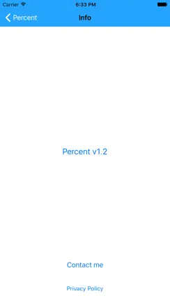 Percent % iPhone image 4