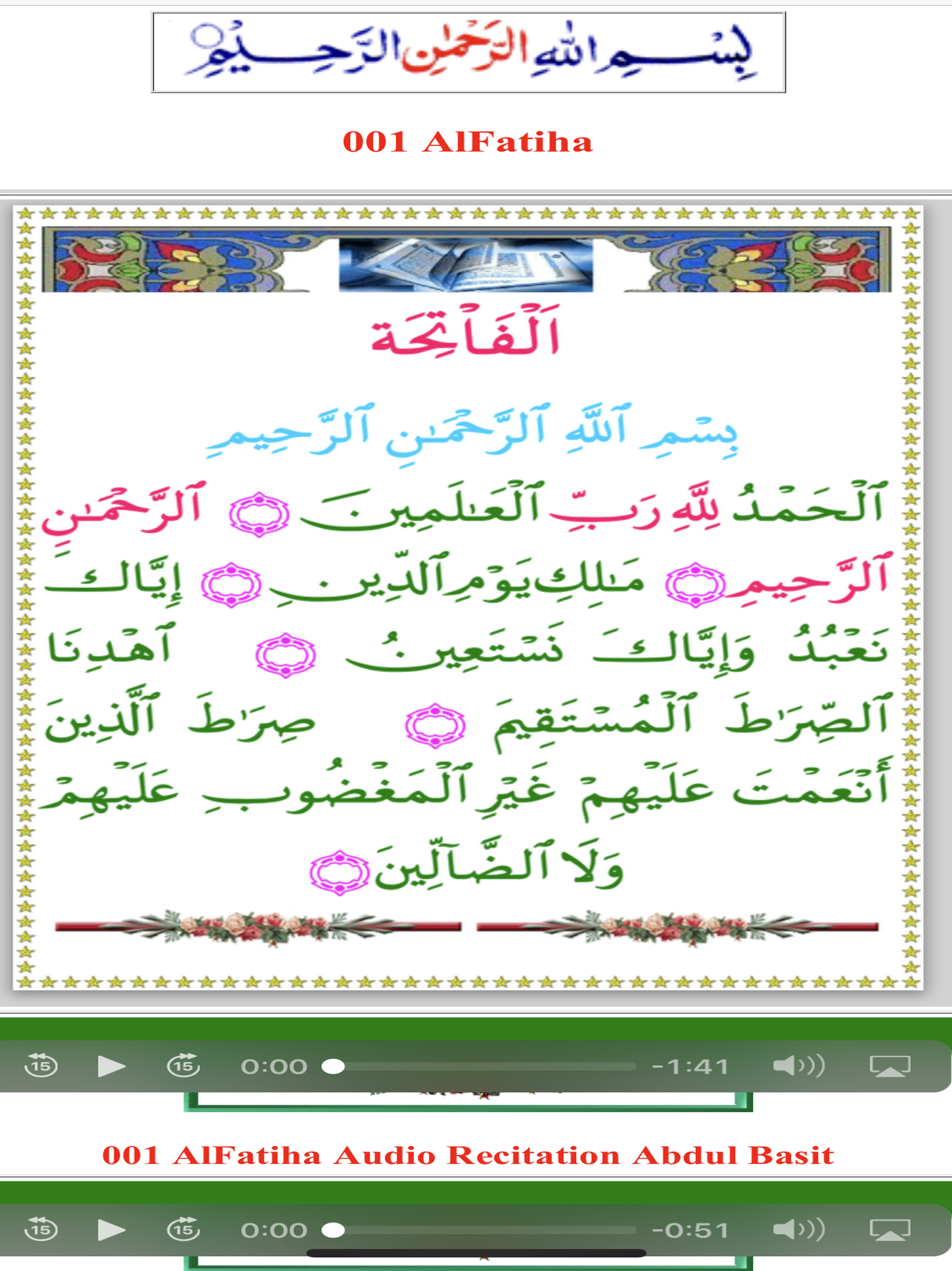 Quran Arabic 4 Scripts