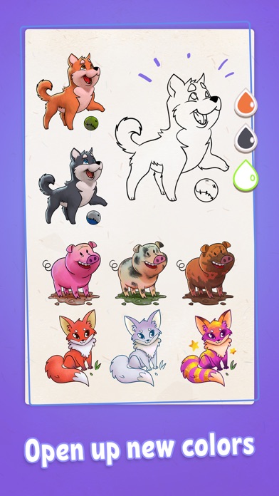 Drawing Games for Kids: Piggly iPhone screenshot