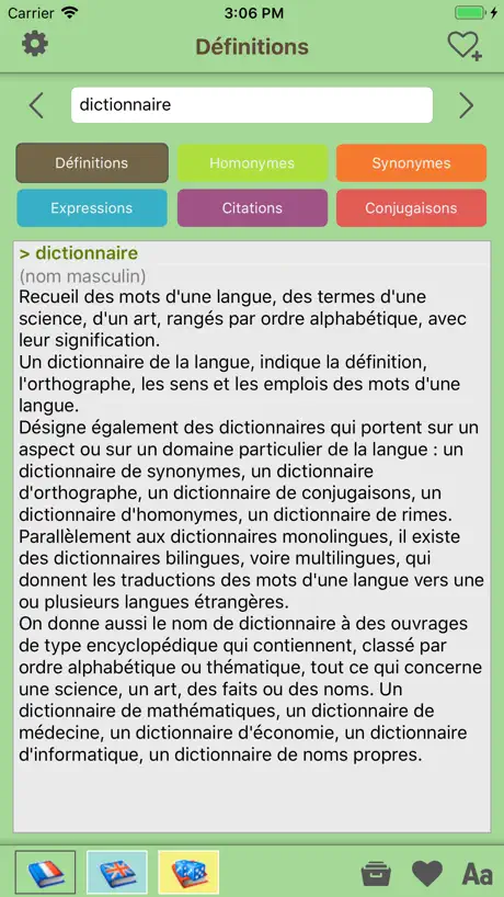 French Explanatory Dictionary