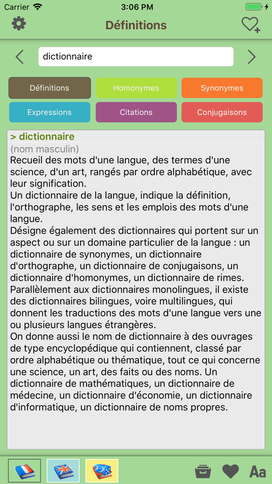 #1. French Explanatory Dictionary (iOS) 由: Innovative Mobile