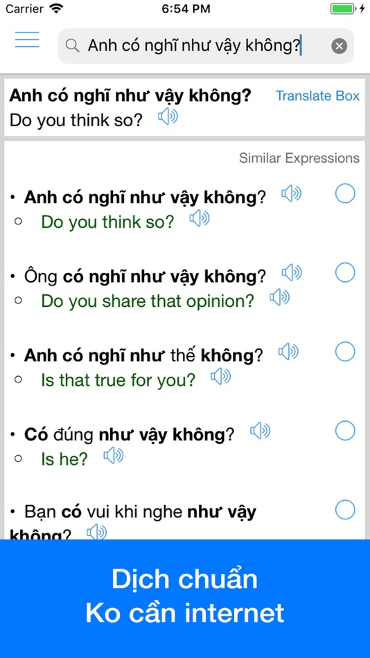 #2. Vietnamese Translator Offline (iOS) By: Xung Le