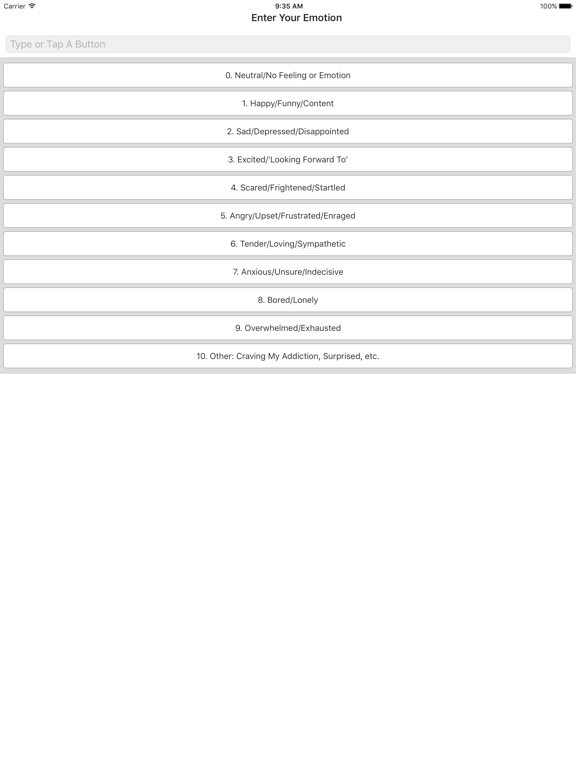 Screenshot #5 pour Emotions Tracker Dr. Grif