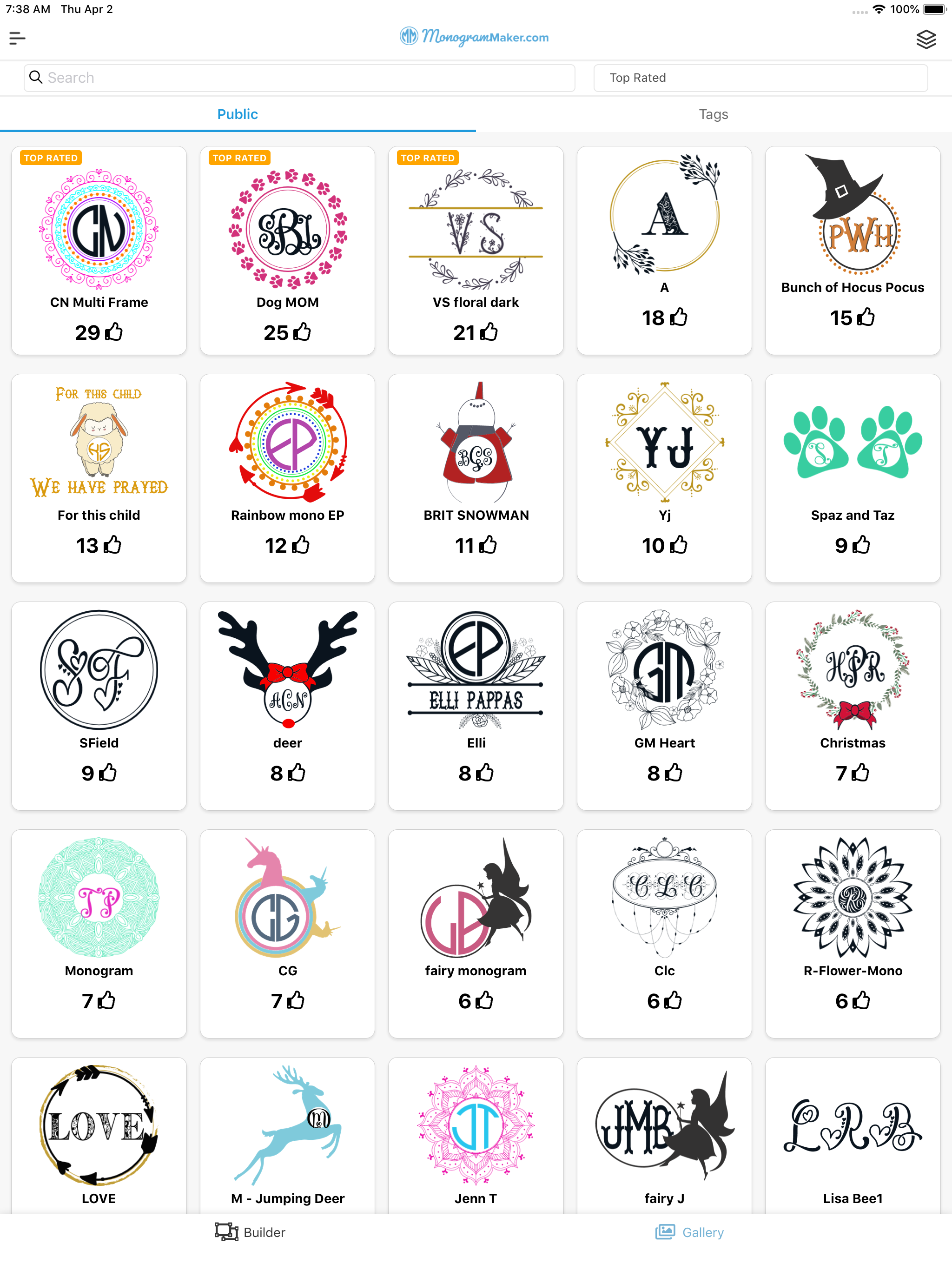Monogram Maker App