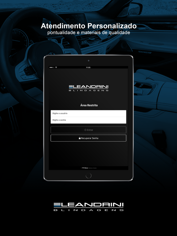 LEANDRINI BLINDAGENS iPad screenshot 1 - Productivity app