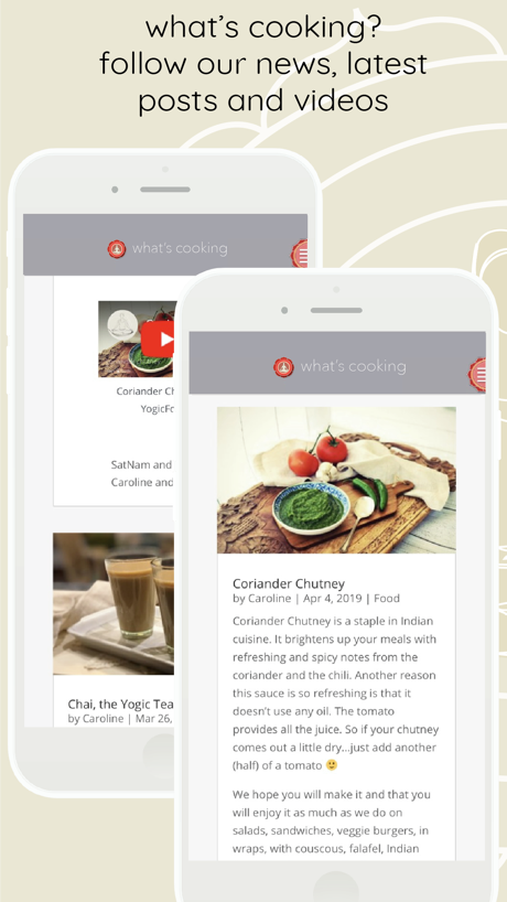Yogicfoods -  Global recipes 的 App Store 截图 3