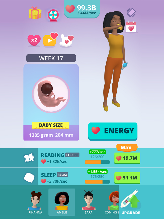 Baby and Mom Idle Life Simulator