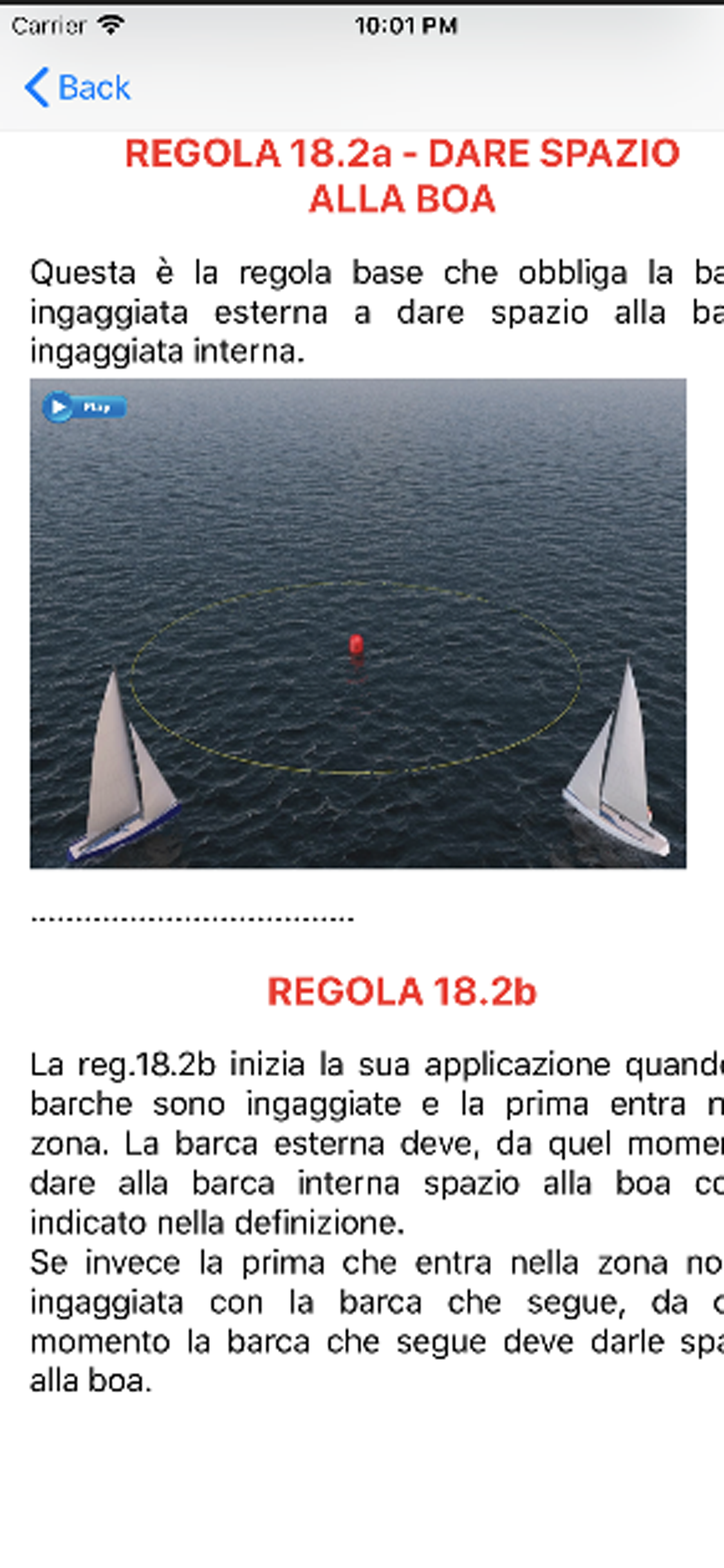 Corso in 3d - Regole di Regata screenshot 3
