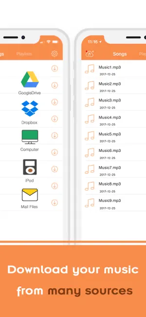 Zrzut 1 Cloud Music Player - FLAC Play iphone