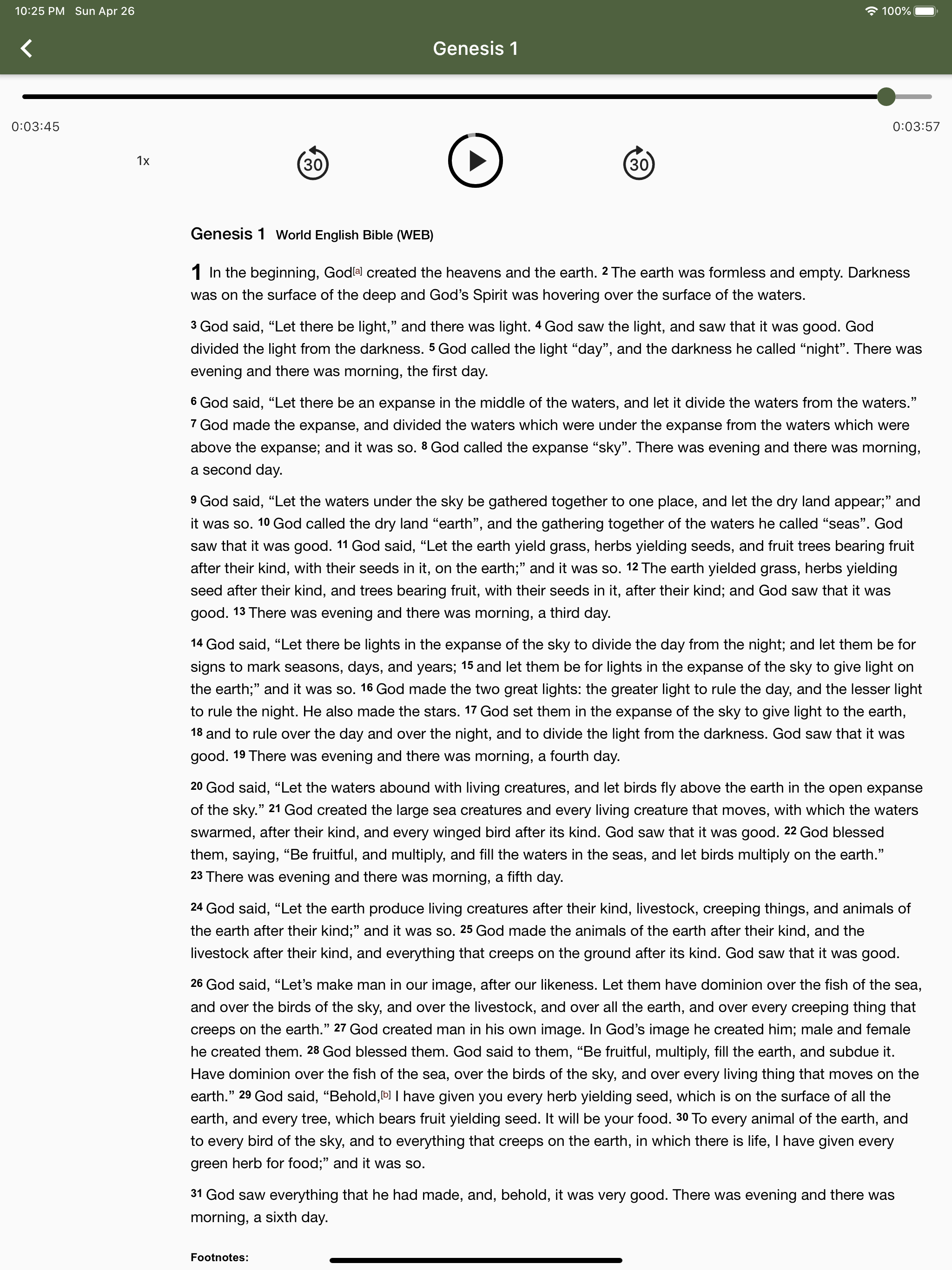 Audio Bible: God's Word Spoken