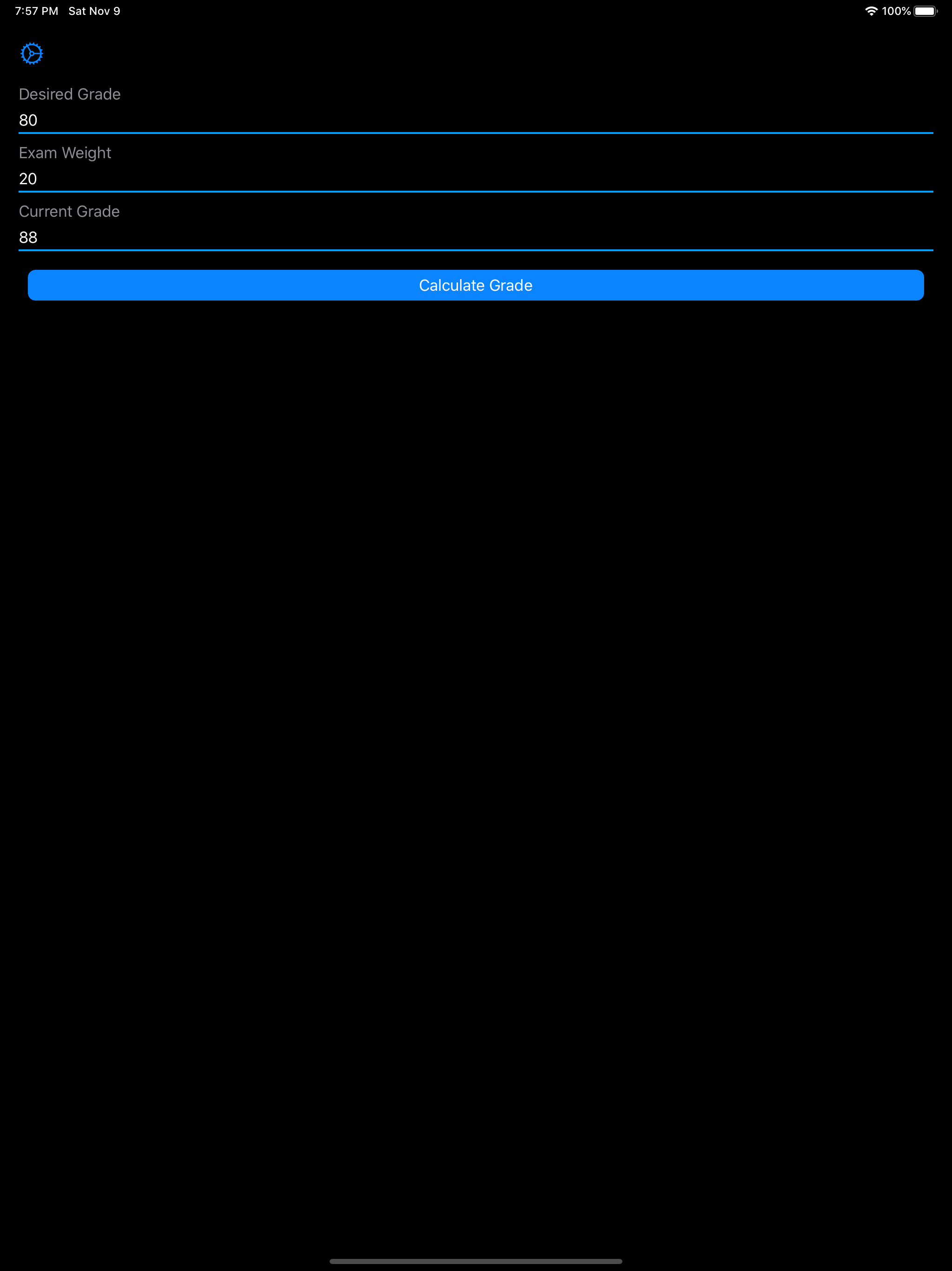 Finale-Final Grade Calculator