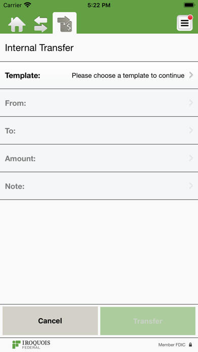 Iroquois Federal Business Screenshot