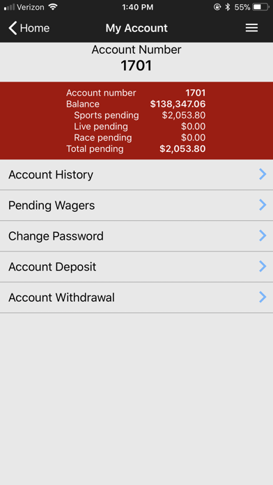 Baldini's Sports Screenshot