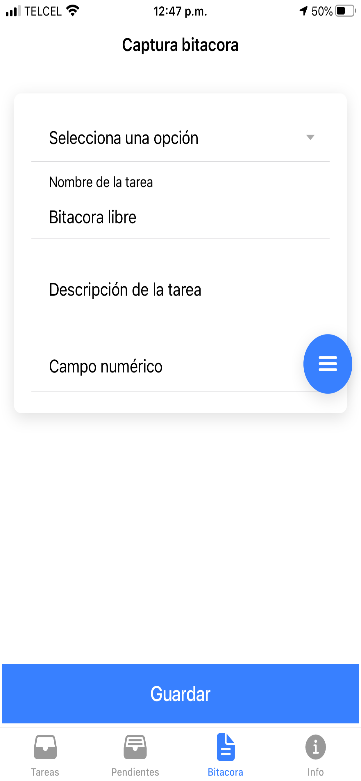 TCI Bitacora screenshot 3