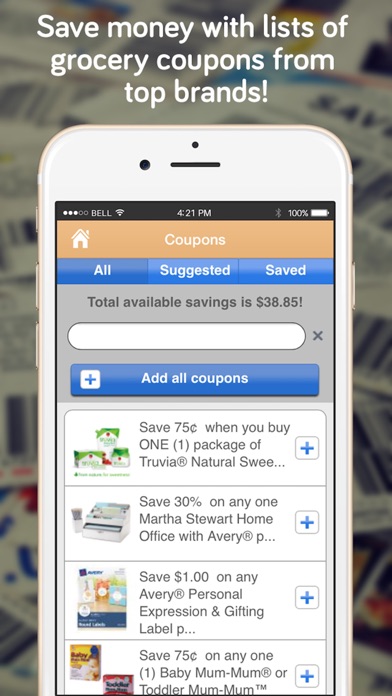 Shopper Lite Shopping List Screenshot