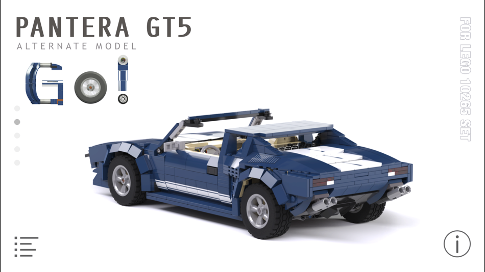 #2. Pantera GT5 for LEGO 10265 Set (iOS) 由: Sergey Slobodenyuk