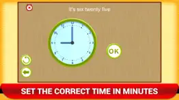 math telling time clock game iphone screenshot 3
